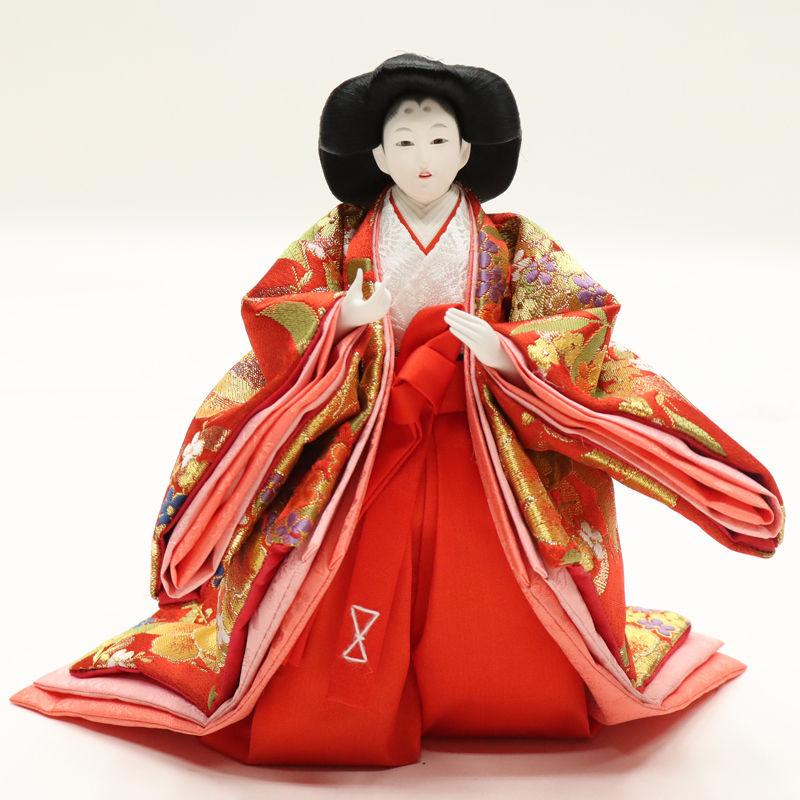 アウトレット品 雛人形 三人官女単品 人形のみ 五.五寸 金襴 24a-ya