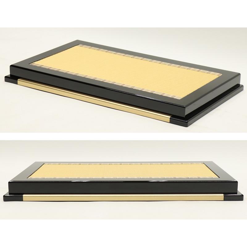 アウトレット品 平飾台 単品 72 黒塗り畳台 金桟付き 24a-ya-0557