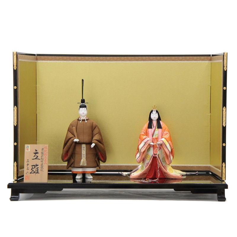 雛人形 立雛平飾り 真多呂 東宮立雛 1147 24hina-ya-to0034 伝統 雛人形 立雛平飾り 真多呂 東宮立雛 1147 24hina-ya-to0034 伝統