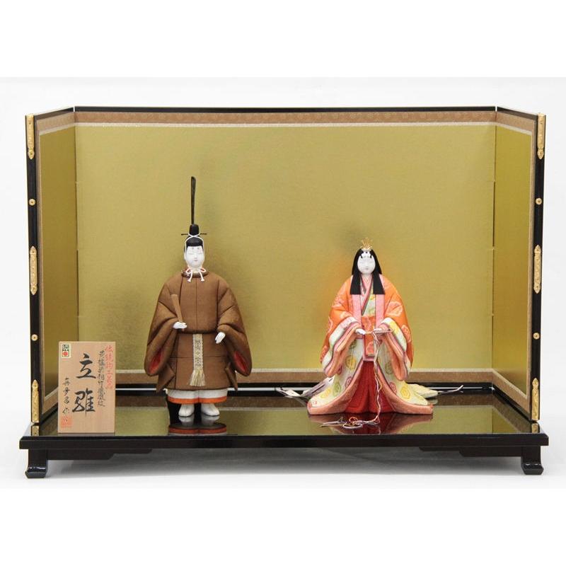 雛人形 立雛平飾り 真多呂 東宮立雛 1147 24hina-ya-to0034 伝統 雛人形 立雛平飾り 真多呂 東宮立雛 1147 24hina-ya-to0034 伝統