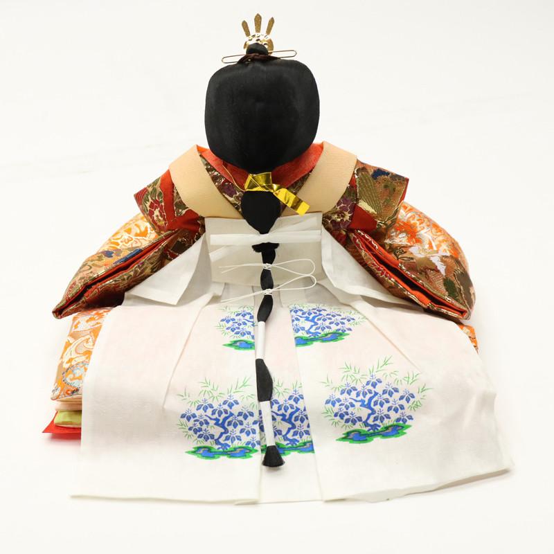 アウトレット品 雛人形 人形単品 九番 富士親王 金襴 玉台付 2人 25a