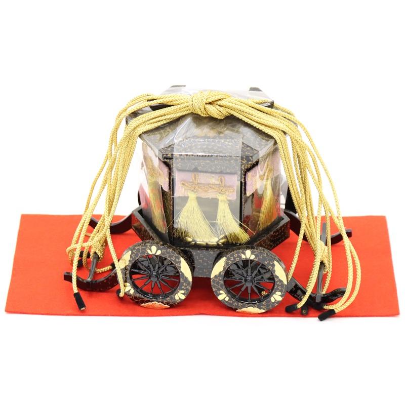 【183】ひな祭り＊雛道具＊6点セット＊展示品 アウトレット品 雛人形 道具単品 雛道具6品セット 35号 黒塗り 6点 26a