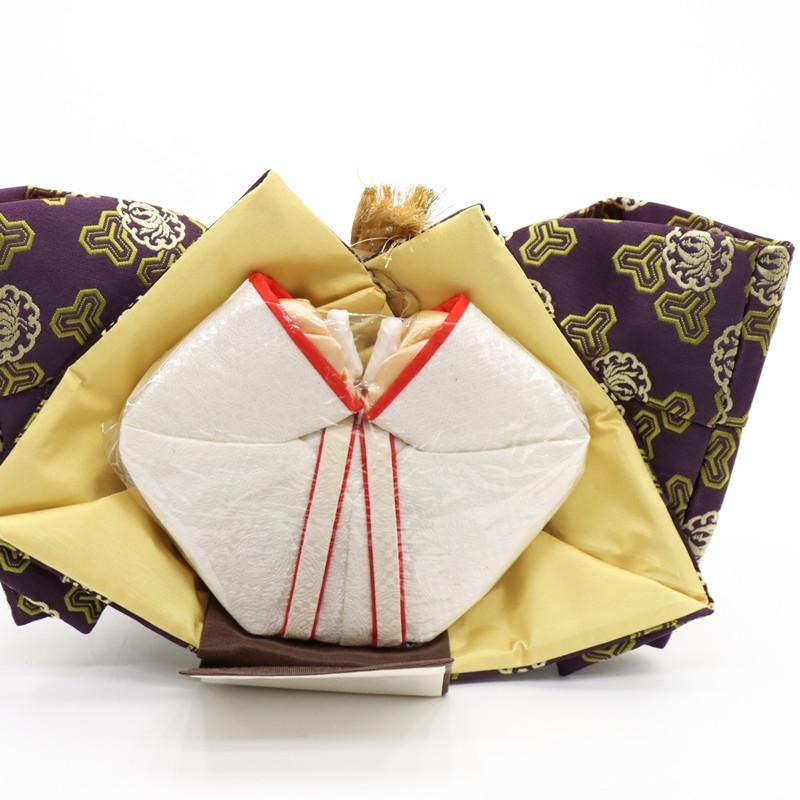 アウトレット品 雛人形 親王単品 鳳凰文 京八番 殿：紫系/姫：赤系衣裳 2人 26a-ya-0584_11