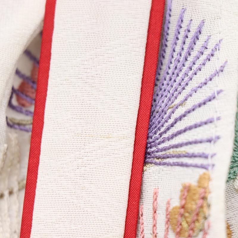 アウトレット品 雛人形 親王単品 鳳凰文 京八番 殿：紫系/姫：赤系衣裳 2人 26a-ya-0584_5