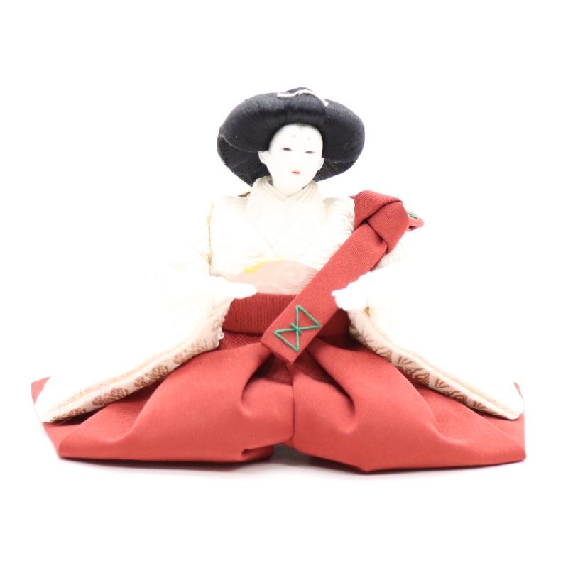 アウトレット品 雛人形 官女単品 三白 芥子 白系衣裳 三人官女 26a-ya