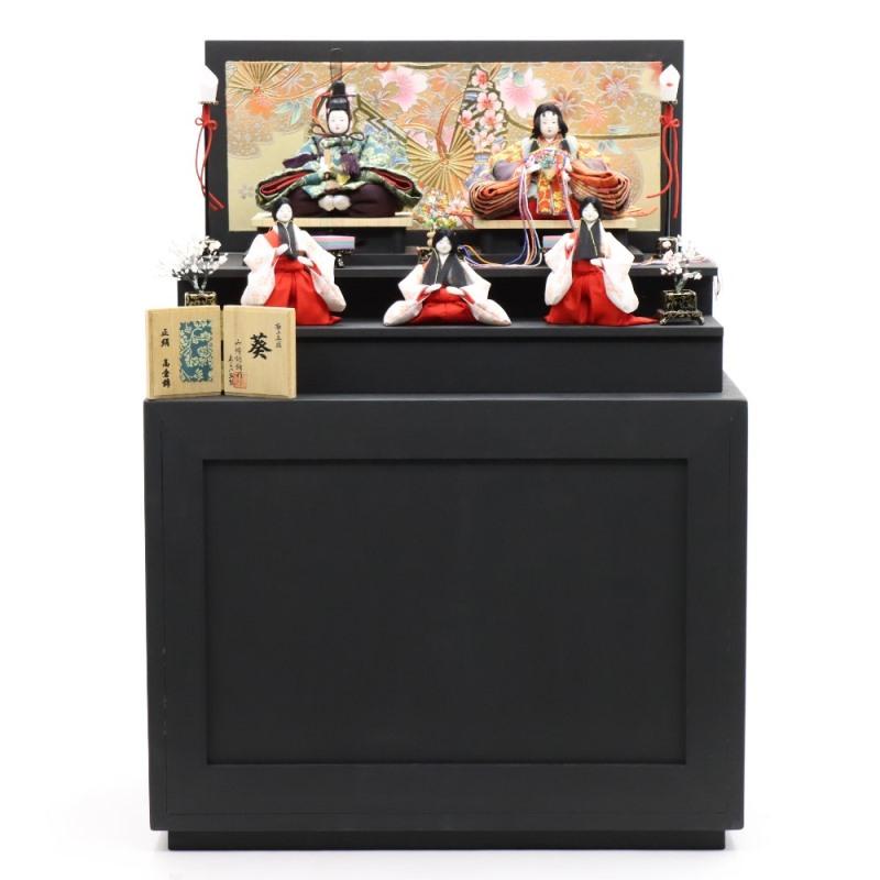 アート用品 雛人形ひな壇飾り台 5段ひな壇5段 黒塗り 商品B（2/2）