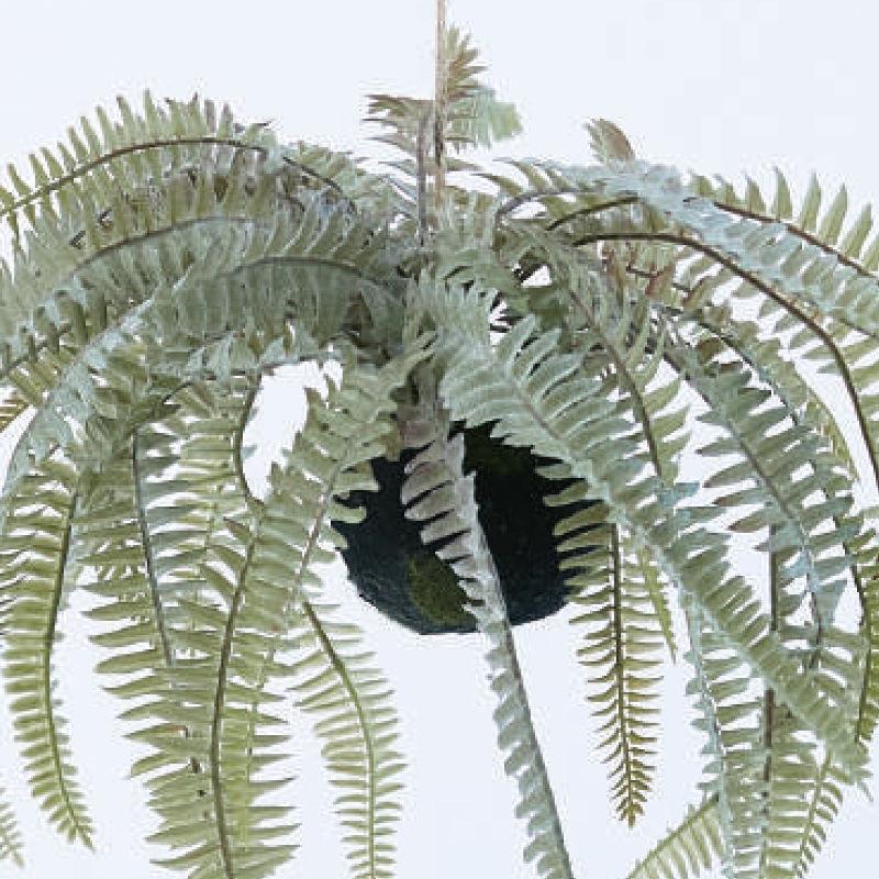 人工観葉植物 ボストンファーン ハンギングボール 30 （6個入り） MIRAKANA_2