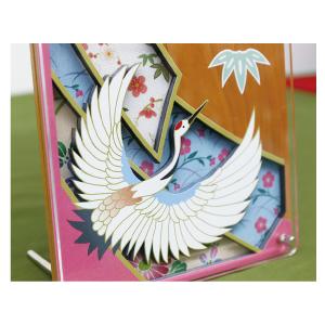 木製短冊名前飾り 名前・家紋・生年月日 色かさね 601301_1