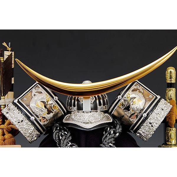 五月人形 K-133 伊達政宗 兜ケース飾り オルゴール付き 【人形の佳月  