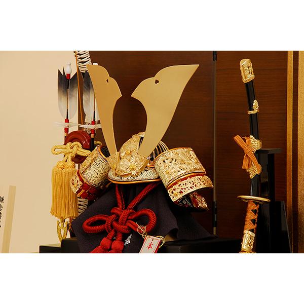 5月人形　商品説明参照 五月人形「鉄紺に朱色の兜（収納タイプ）」｜五月人形の通販
