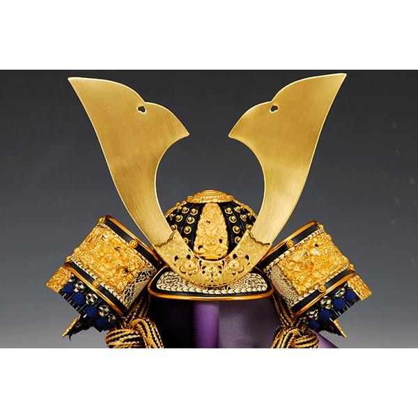 新品　五月人形 高級収納型兜飾り 五月人形 K-27 大鍬兜 兜収納飾り 【人形の佳月】【送料無料】 : 人形