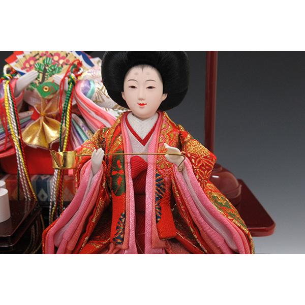 雛人形 ひな人形 K102 コンパクト オルゴール付き 人形の佳月 雛人形 ひな人形 K102 コンパクト オルゴール付き 人形の佳月