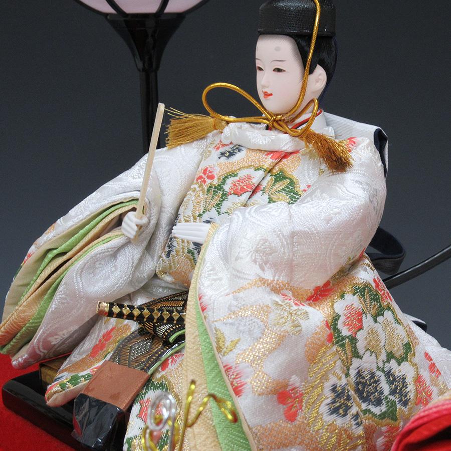 セール】雛人形 ひな人形 K115 コンパクト オルゴール付き 人形の佳月