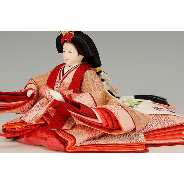 雛人形　K307A ひな人形 人形の佳月 収納飾り 京都西陣帯 平飾り 高級品 送料無料【2026年新作】の画像