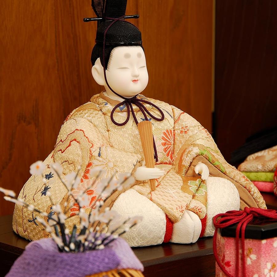 雛人形 K431 真多呂作 木目込人形 人形の佳月 高級品 送料無料 : 人形 