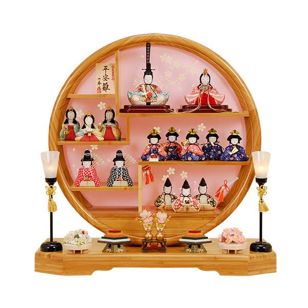 雛人形 K453 一秀作　木目込人形 雛人形 人形の佳月 高級品 送料無料