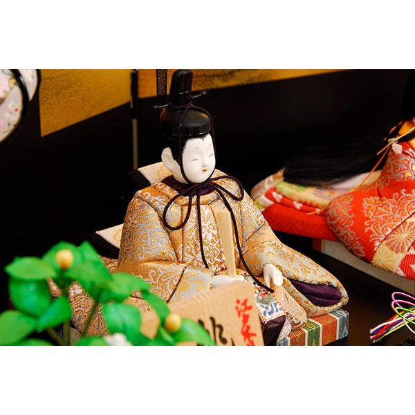 雛人形 K467 一秀作 木目込人形 雛人形 親王飾り 人形の佳月 高級品