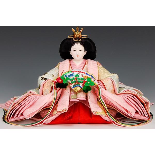 雛人形 京雛113 ひな人形 人形の佳月 京雛 京都西陣帯 山口美術織物 菊