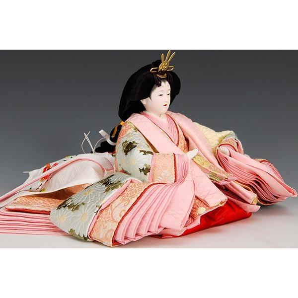 雛人形 京雛113 ひな人形 人形の佳月 京雛 京都西陣帯 山口美術織物 菊