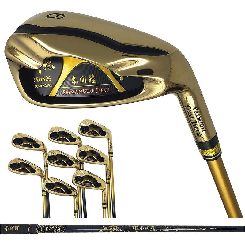 限定品 本間 睦 ムツミ ホンマ MUTSUMI HONMA ＭＨ６２６マレージングフェース ゴールド アイアン オリジナルカーボンシャフト (sr 【NAN1221581116】(43195円)
