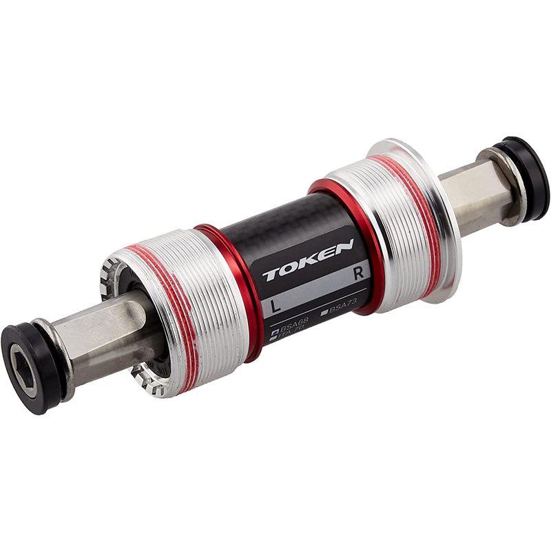 トーケン TK868CT JIS(シマノ)スクエアテーパーBB シルバー スピンドル軸長:110.5mm 通販 サイクルデザイン(cycledesign) BB ボトムブラケット シェル幅73mm 軸長122.5mm JIS スクエアテーパー シールド
