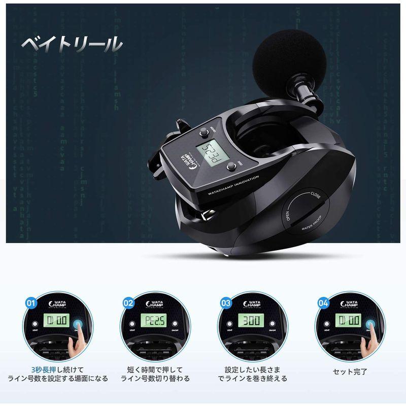 【極美品⭐️】WATA CHAMP DROP SHOT 200 ベイトリール　箱付 ワタチャンプ(WATACHAMP) ドロップショット(Drop Shot) ベイト