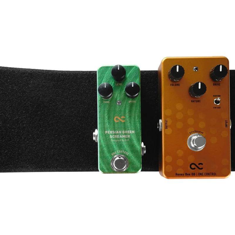 今ならほぼ即納!One Control HOOK LOOP LOOP 1M エフェクター 面ファスナー マジックテープ & WIDE ギター TRIAL PEDAL LOCK TAPE エフェクトボード用マジックテープ ブラック