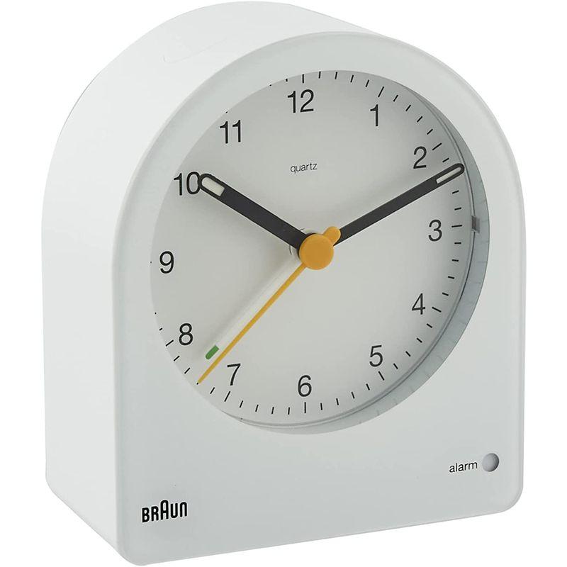 半額でGETできるお得 正規輸入品BRAUNブラウン Analog Alarm Table Clock White BC22W
