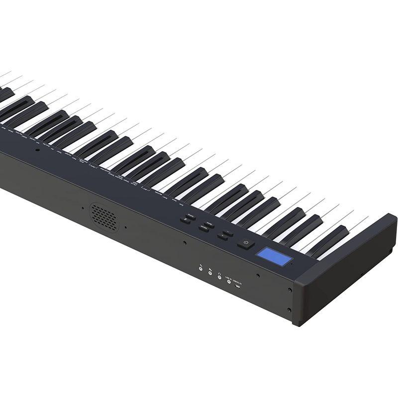 ニコマク NikoMaku 電子ピアノ 88鍵盤 SWAN-S 2022年７月最新 日本語表記パネル MIDI対応 コンパクト 軽量 二つス 