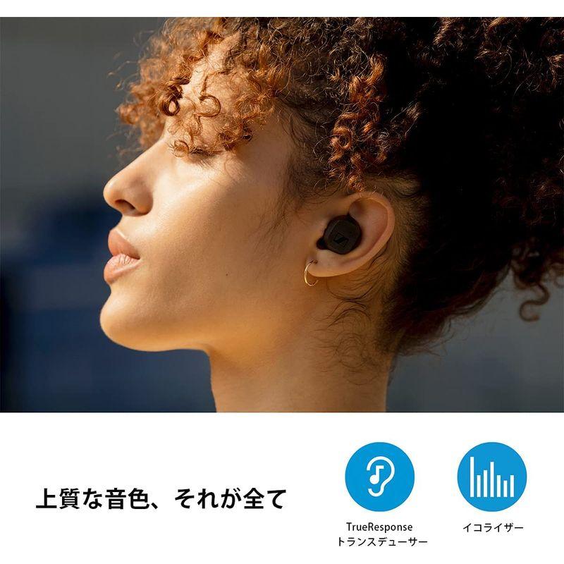 セールサイトの通販 Sennheiser ゼンハイザー Bluetooth 完全ワイヤレスイヤホン CX True Wireless BLACK， ドイツ本社開