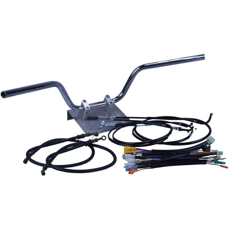 CB400SF スーパーフォア アップハンドル アップハンドル セット Ver.S-98 クルージングバーハンドル Mid ブラックワイヤー