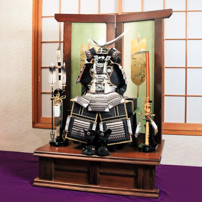 ひなせい 五月人形 鎧飾り おしゃれ / 12号 鎧 上杉謙信 / 5月人形