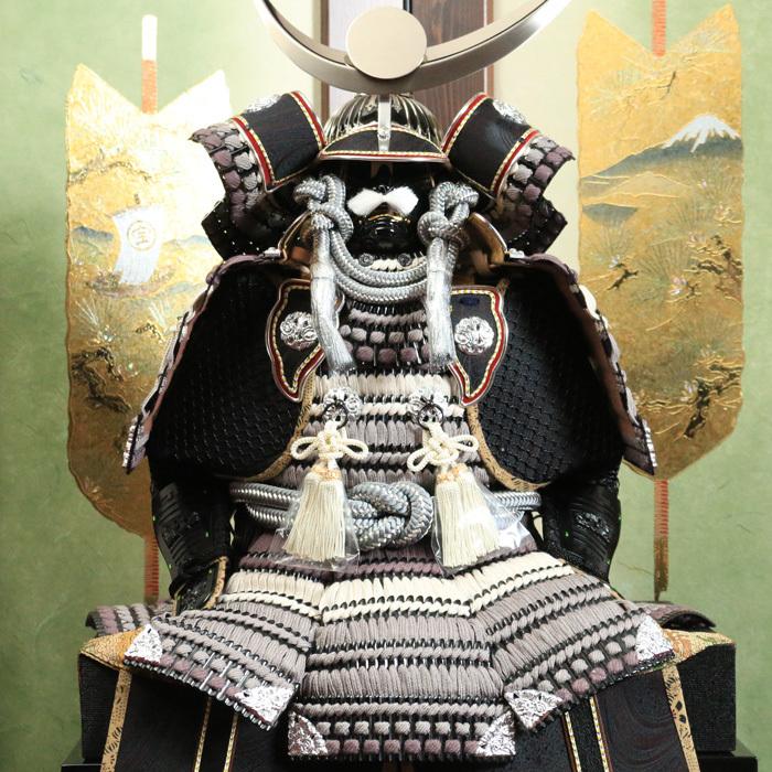 ひなせい 五月人形 鎧飾り おしゃれ / 12号 鎧 上杉謙信 / 5月人形
