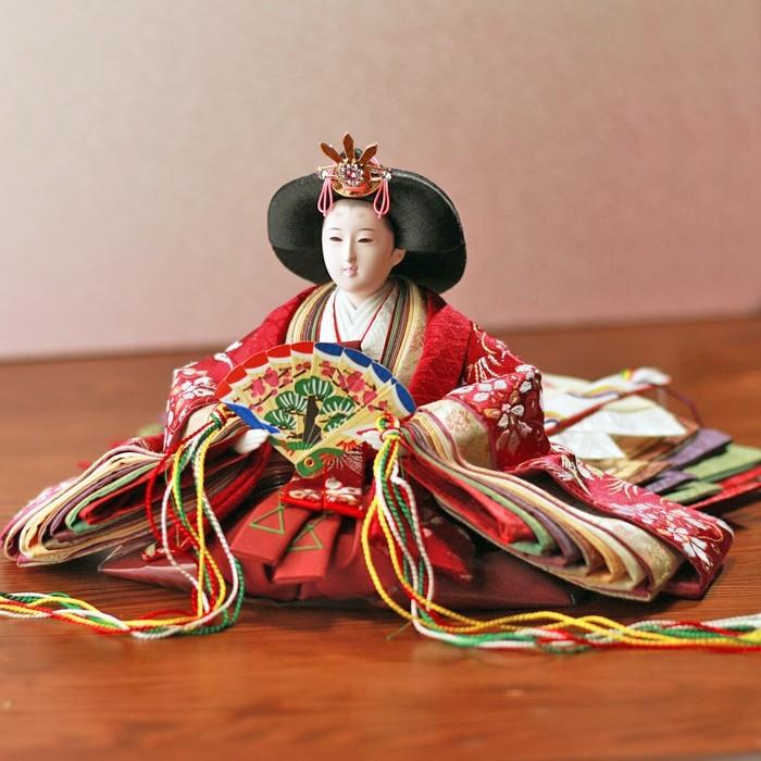 ひなせい 雛人形 収納飾り おしゃれ インテリア「藍(あい)2」 ひな人形