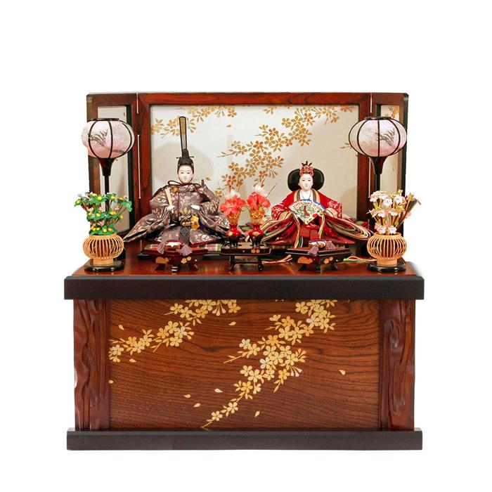雛人形 収納飾り おしゃれ インテリア「藍(あい)雛」 ひな人形 お雛様