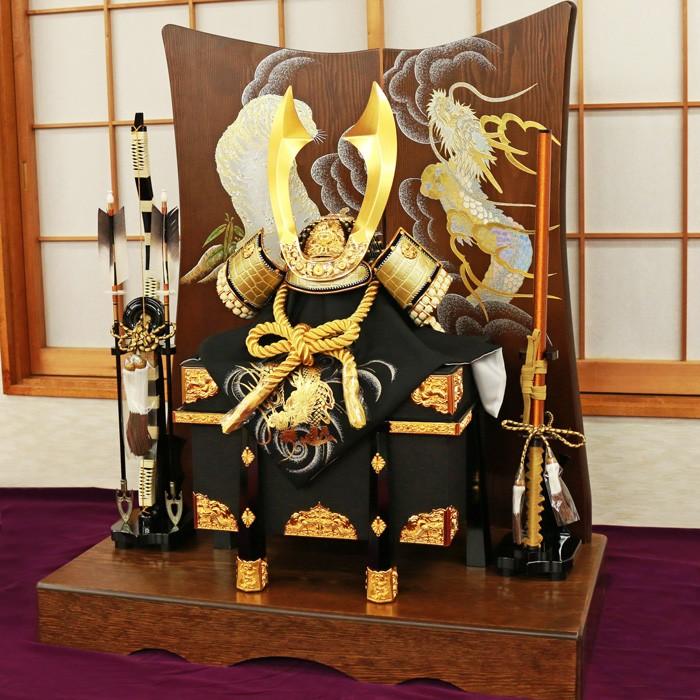 ひなせい 五月人形 おしゃれ 兜飾り / 90cm 着用兜 ( 斬 ざん ) / 5月