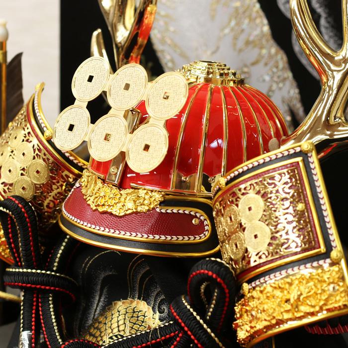 ひなせい 五月人形 おしゃれ 兜飾り / 90cm 着用兜 真田幸村 16,8 / 5