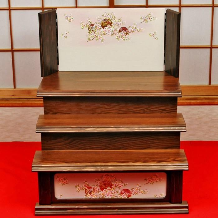 雛人形 三段飾り おしゃれ 「千花奈2」 五人飾り 3段飾り ひな人形 お雛様 おひなさま