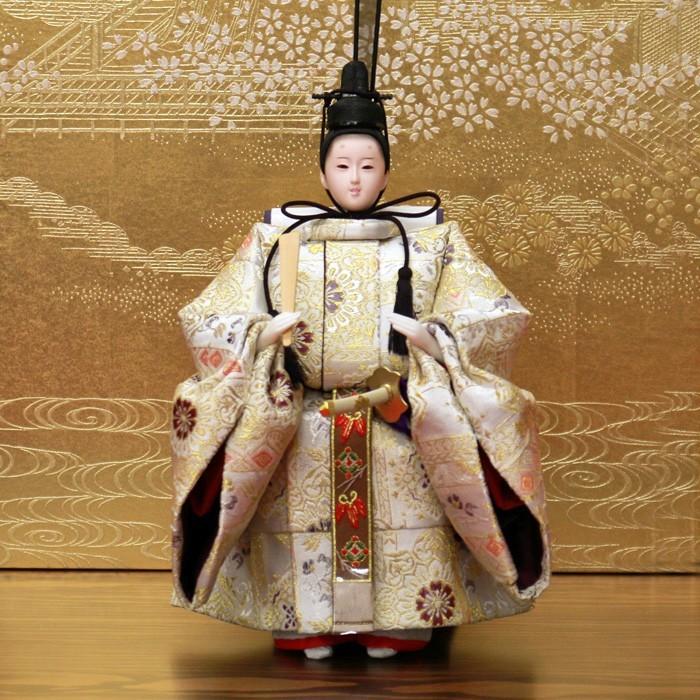 ひなせい 雛人形 コンパクト おしゃれ 「えみ2」立ち雛 立ち雛人形