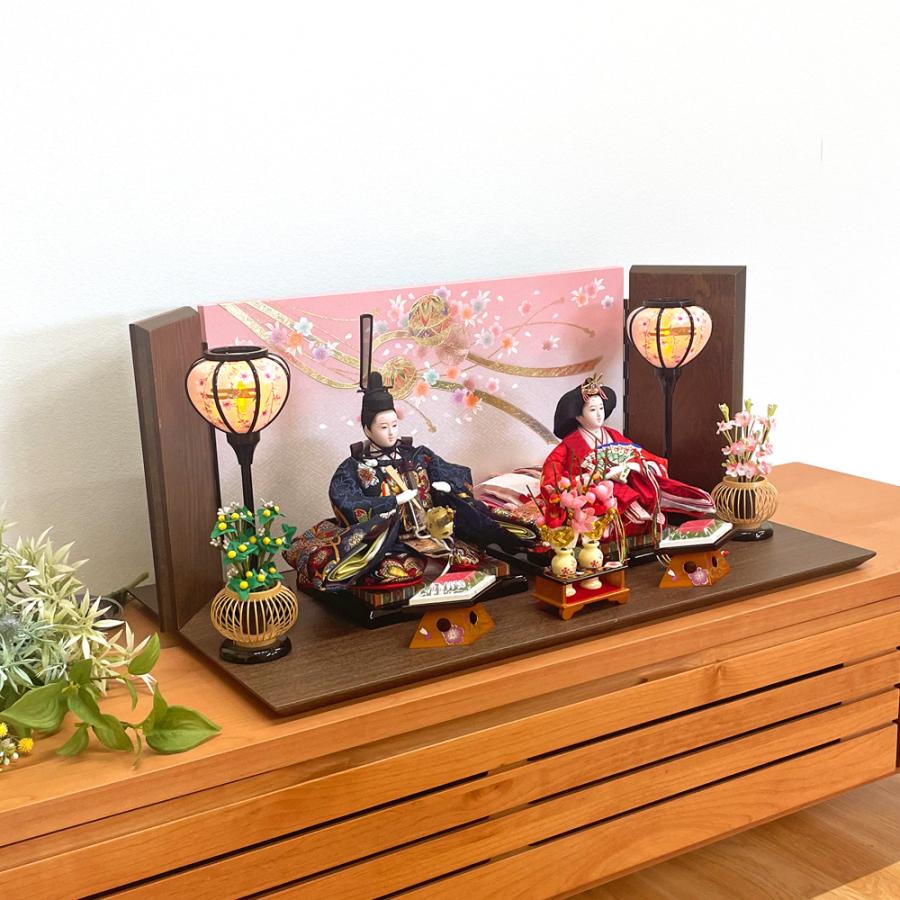 ひなせい 雛人形 おしゃれ インテリア コンパクト 「風香雛」 人気