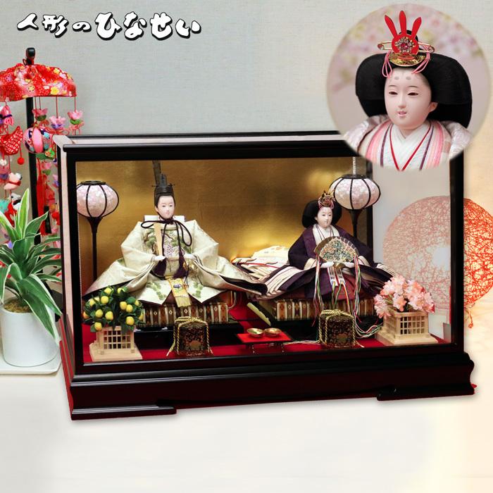 ★送料込み★雛人形 ガラスケース入り ひな祭り※直接引き取り5000円オフ ガラスケース入り雛人形