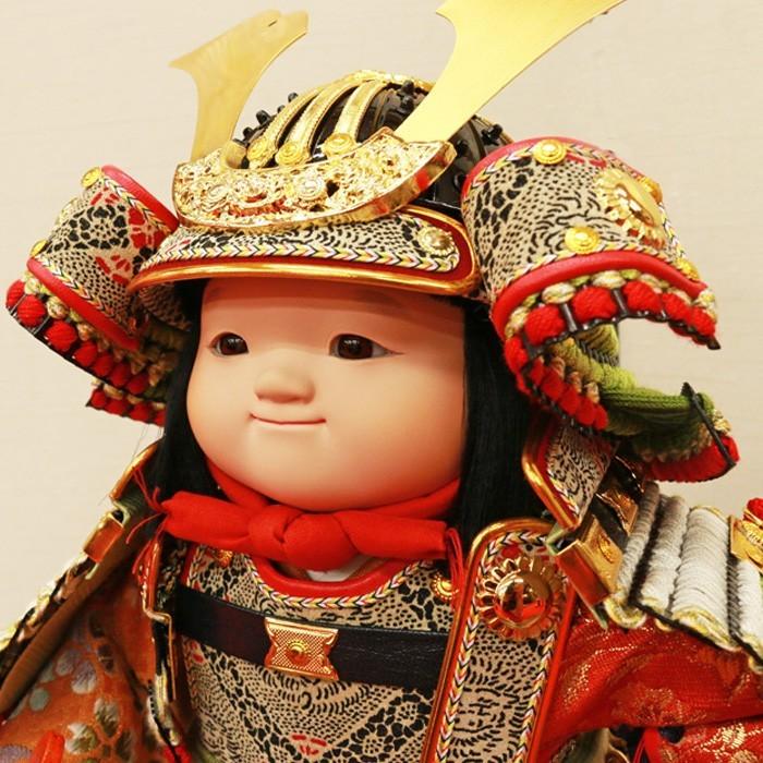 ［コロナ応援特価！］子供大将ガラスケース飾り ひなせい 五月人形 ガラスケース飾り 子供大将飾り / 幸一光 天真