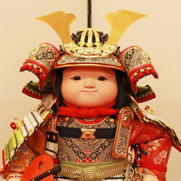 ひなせい 五月人形 ガラスケース飾り 子供大将飾り / 幸一光 大翔