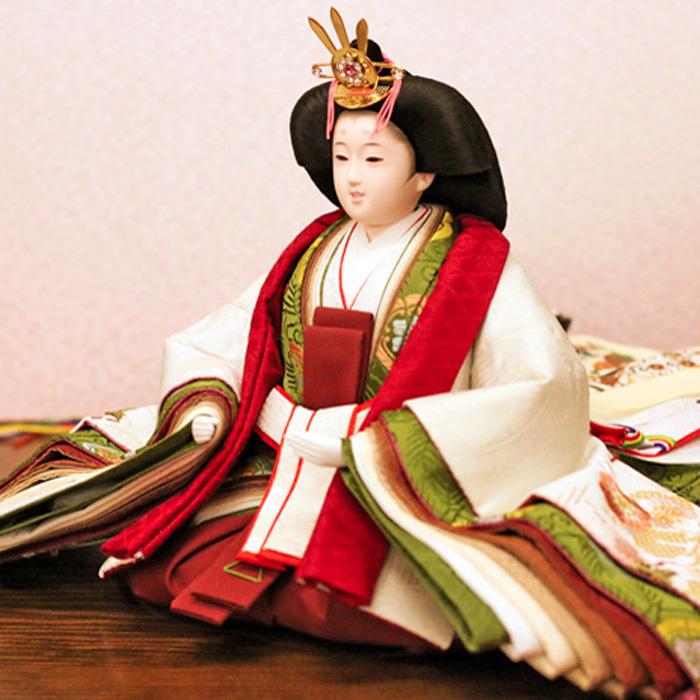 ひなせい 雛人形 ケース飾り 「 ガラスケース かおり2」 おしゃれ