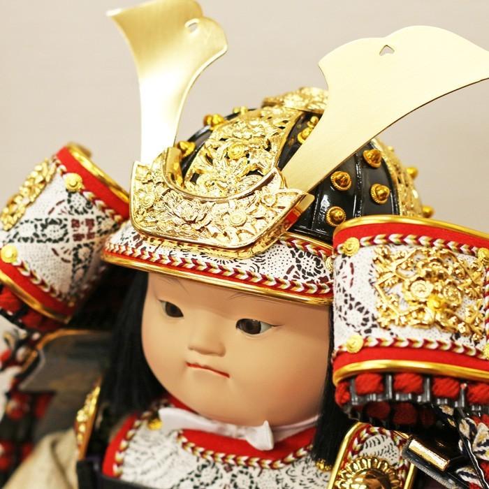 ひなせい 五月人形 ガラスケース飾り 子供大将飾り / 幸一光 駿