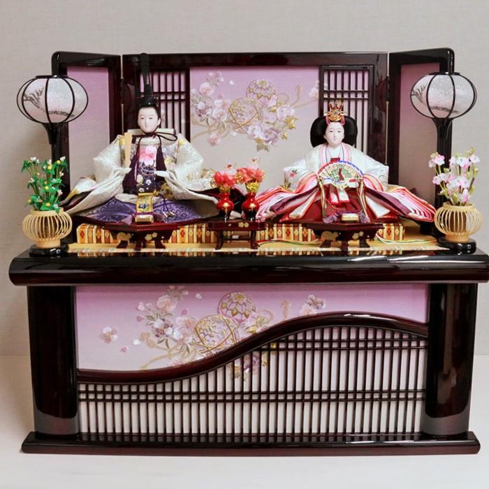 ひなせい 雛人形 収納飾り おしゃれ 「はる雛 」 コンパクト モダン