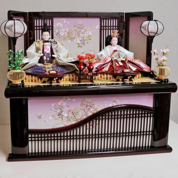 ひなせい 雛人形 収納飾り おしゃれ 「はる雛 」 コンパクト モダン