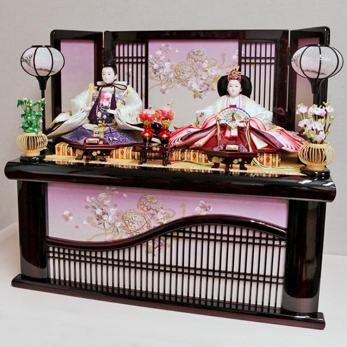 ひなせい 雛人形 収納飾り おしゃれ 「はる雛 」 コンパクト モダン