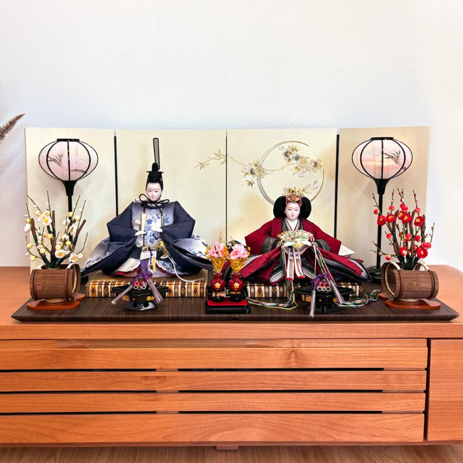 雛人形 おしゃれ インテリア コンパクト 「和泉雛2」 お雛様 ひな人形 お雛さま おひな様 おひなさま | ひなせい