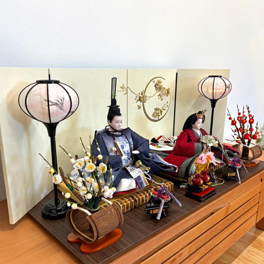 雛人形 おしゃれ インテリア コンパクト 「和泉雛2」 お雛様 ひな人形 お雛さま おひな様 おひなさま | ひなせい | 01